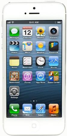 Смартфон Apple iPhone 5 32Gb White & Silver - Кимры